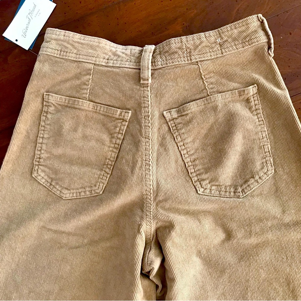 Universal Thread Tan Wide Leg High Rise Corduroy Pants - Picture 4 of 7